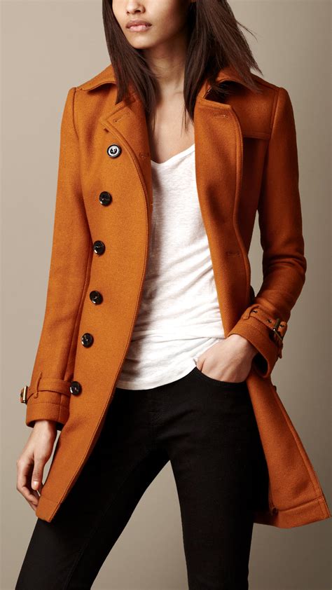 burberry mid length coat